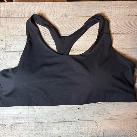 Old Navy Active Women Bra 3X Black Poly Blend Medium Support Powersoft Racerback - Picture 1 of 16